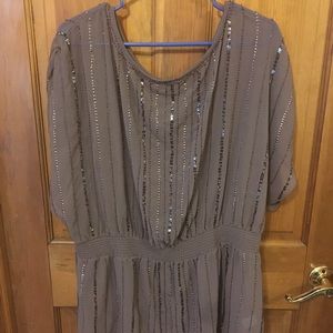 Jennifer Lopez Sheer Sequin Top